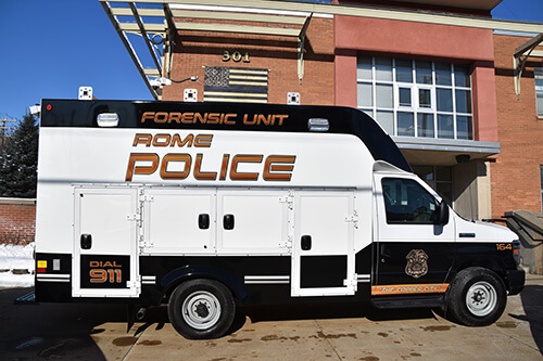 rome police department forensic unit vehicle