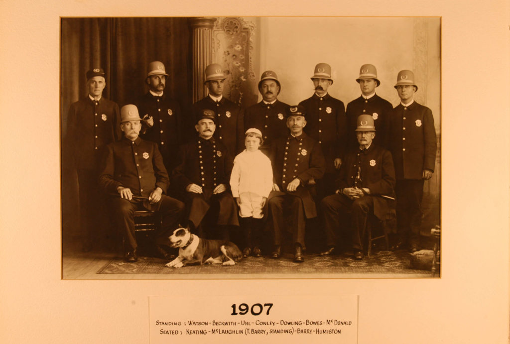 1907 rome police department team photo