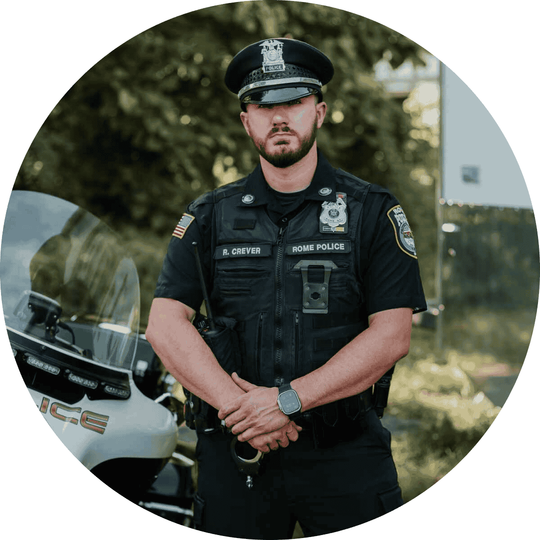 “I really like the camaraderie I have built with my coworkers over the years. You can’t get that anywhere else.”  </br> <strong>Patrolman Ryan Crever</strong>