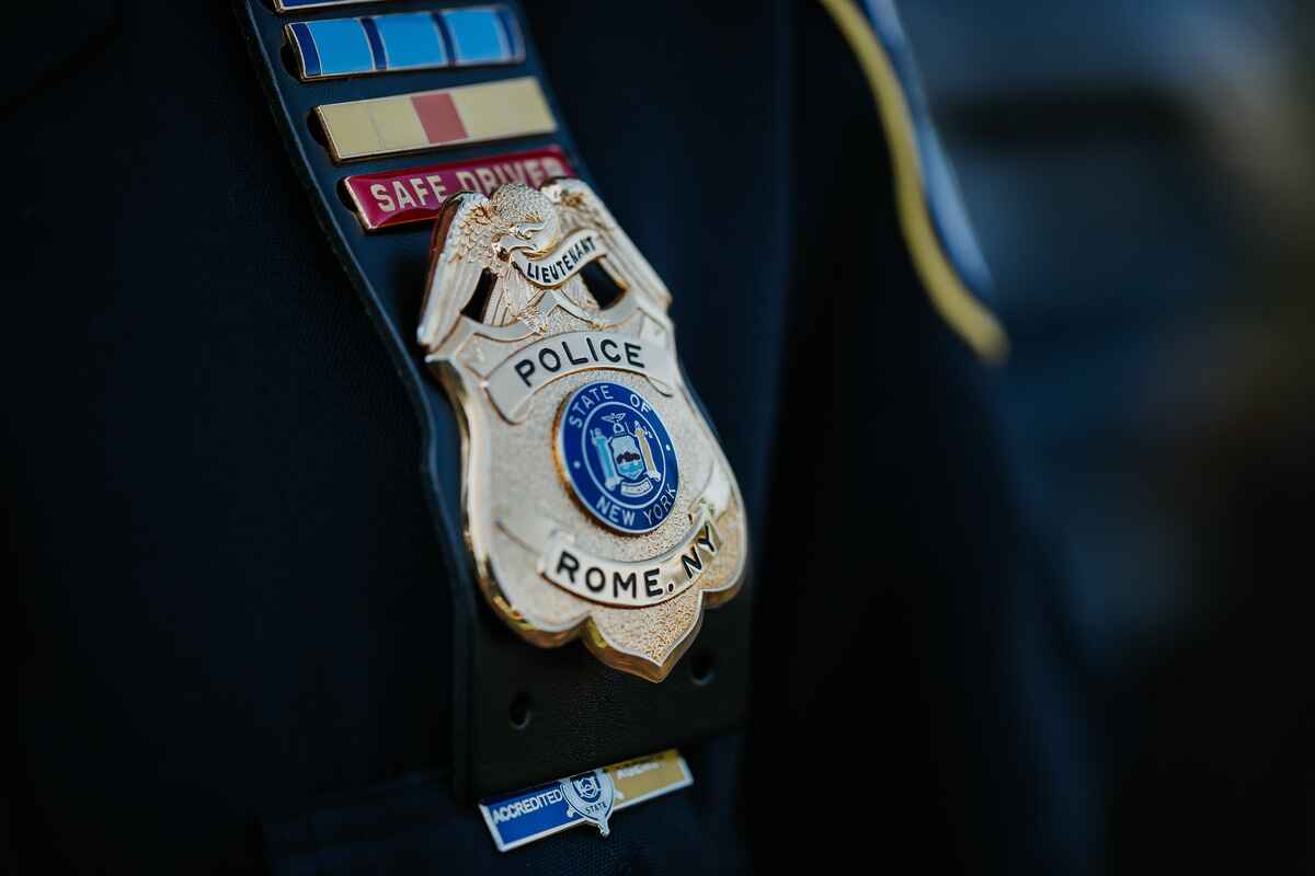 Rome Police Badge